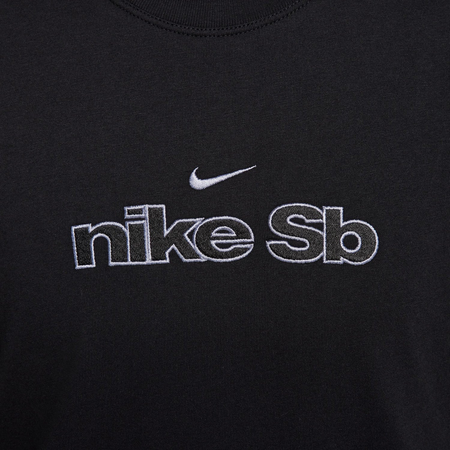 Nike SB Women's Embroidered Skate T-Shirt Black