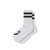 Polar Skate Co. Rib Socks Happy Sad White