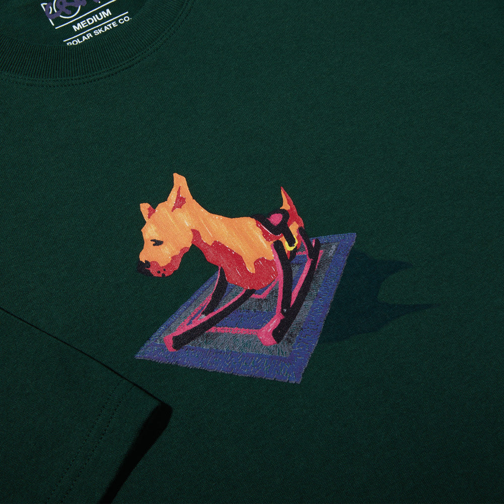 Polar Skate Co. Dog Tee (Dark Green)