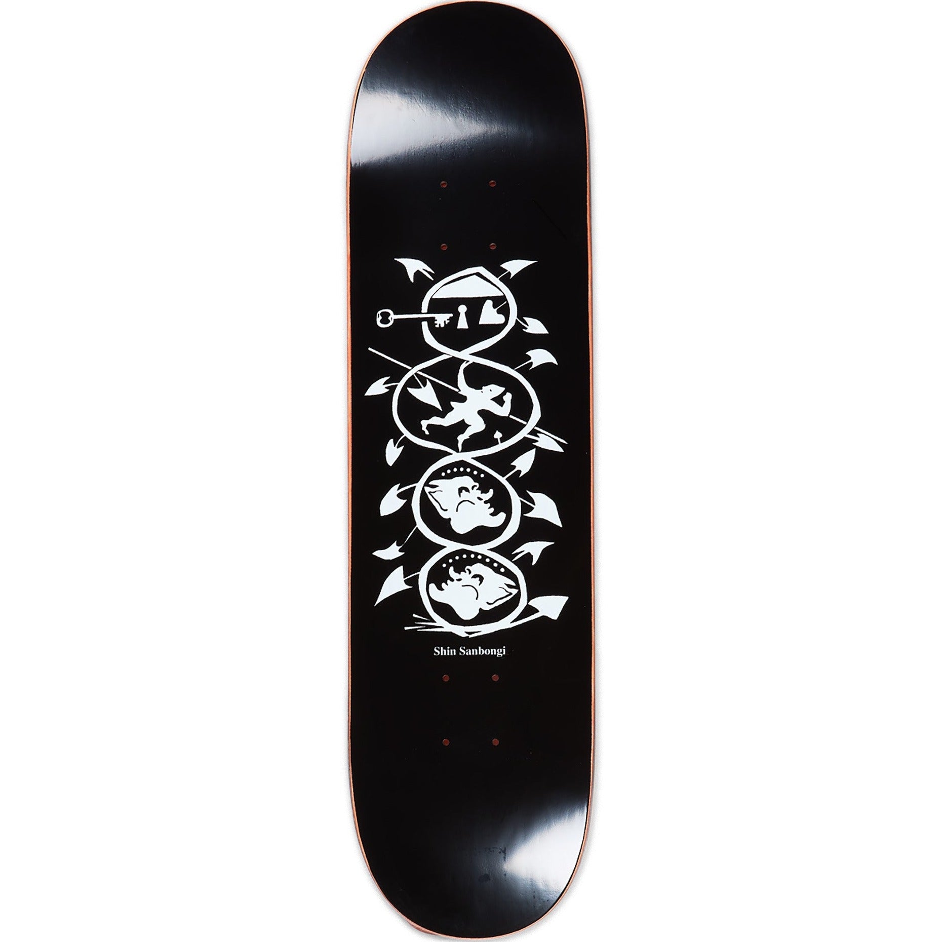 Polar Skate Co Shin Sanbongi Spiral of Life Deck Black 8.25