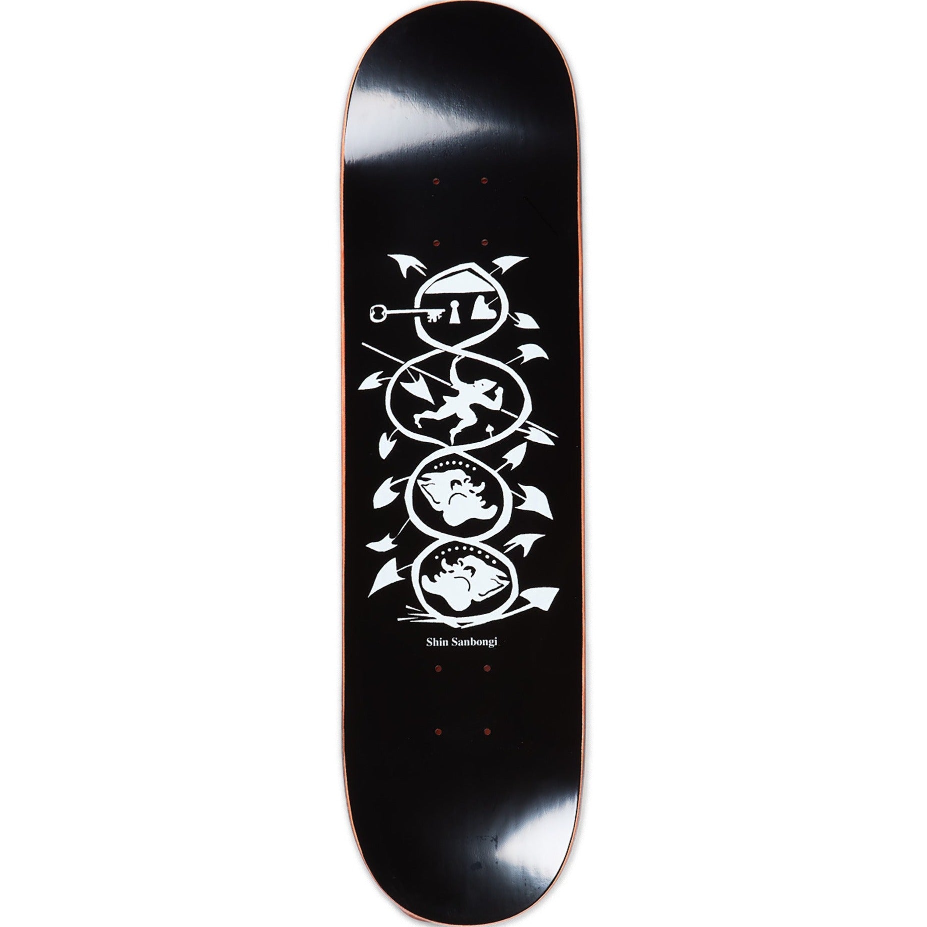 Polar Skate Co Shin Sanbongi Spiral of Life Deck Black 8.75