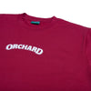 Orchard Text Shadow Tee Cardinal/Cream/Gold