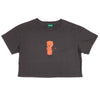 Orchard Thoughts &amp; Prayers Crop Tee Coal