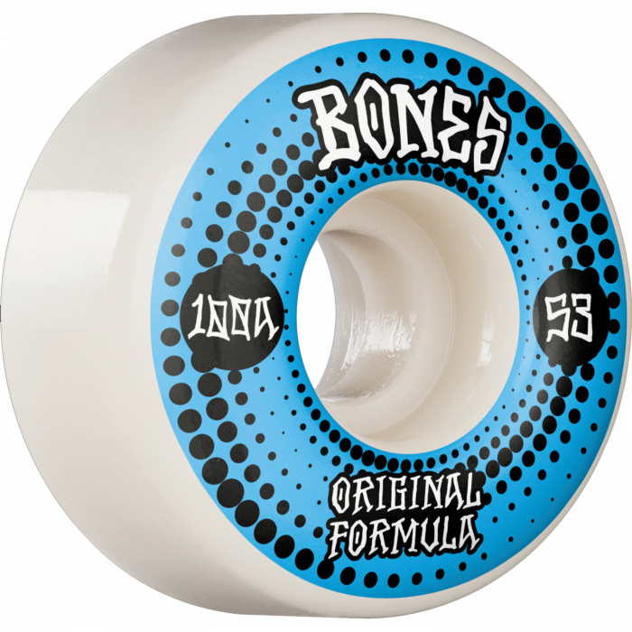 Bones OG Formula V4 Wide White 100A 53mm