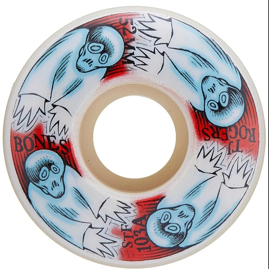 Bones Wheels TJ Rogers Whirling Specters V3 Slims 52mm 103a