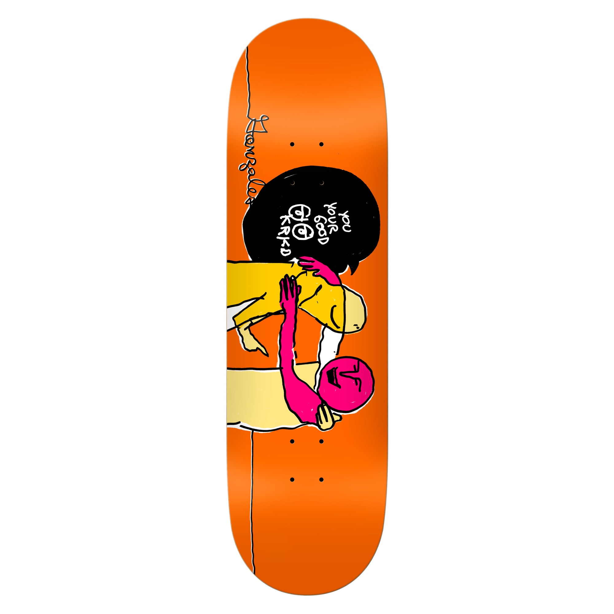 Krooked Gonz Your Good Shaped Deck 9.02