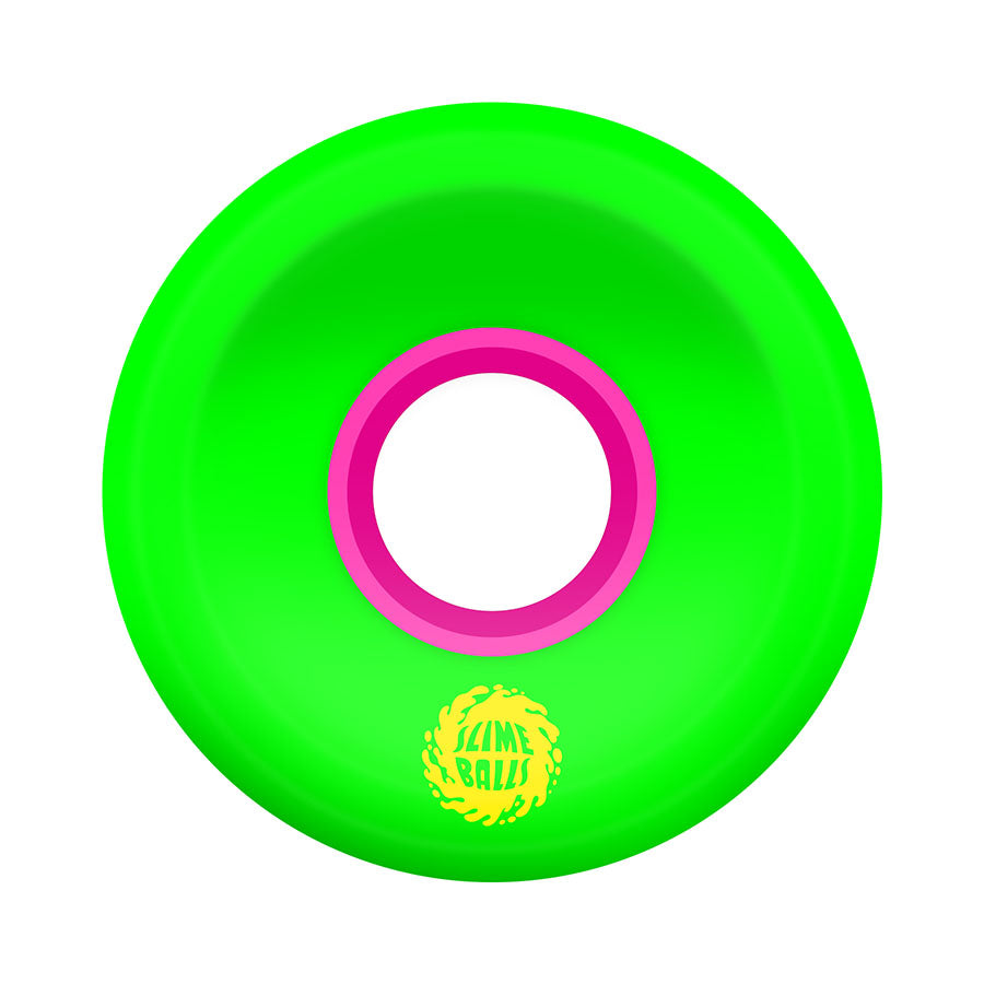 OJ Wheels Mini OG Slime Green Pink Slime Balls 78a 54.5mm