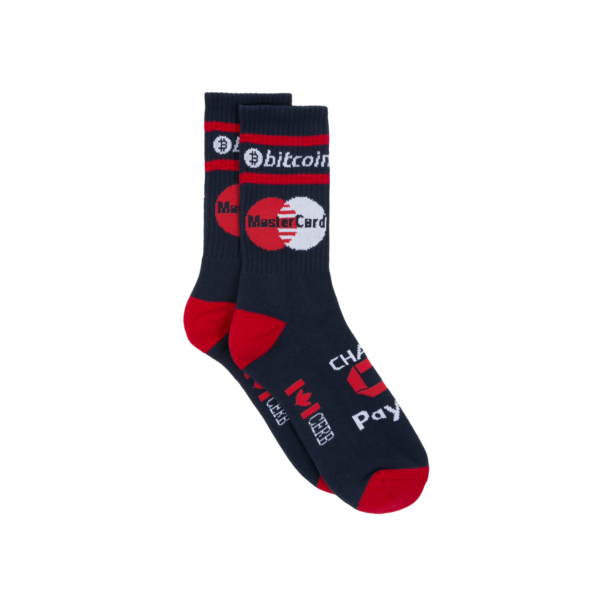 Classic Grip Finance Socks Navy/Red/White