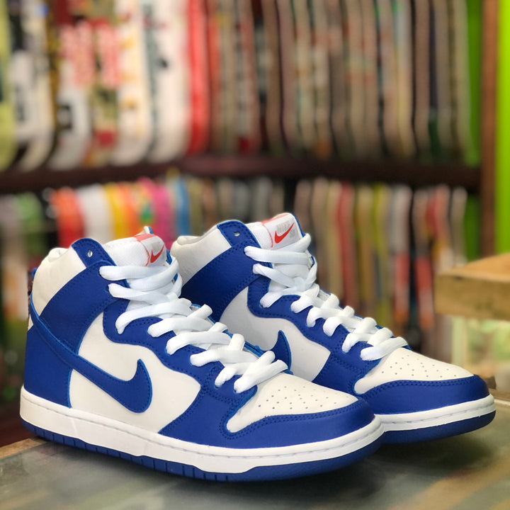 Varsity Blue Orange Label Nike SB Dunk High Raffle