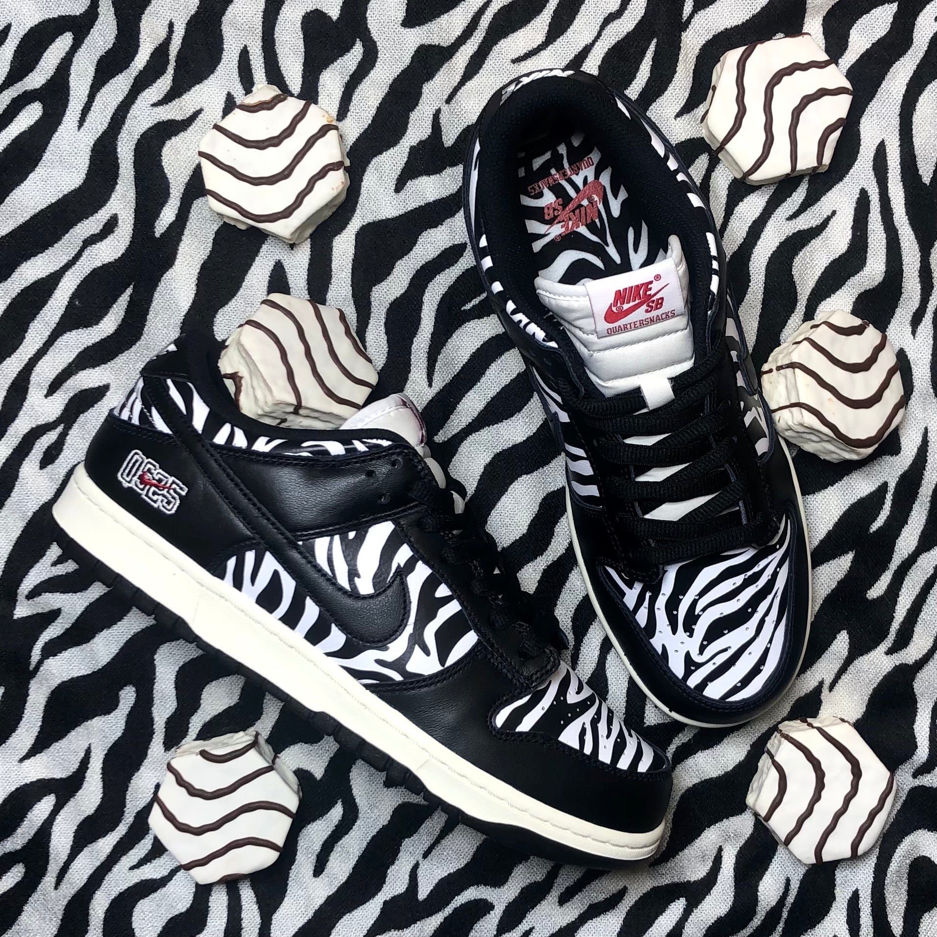 Nike SB x Quartersnacks Zebra Dunk Raffle