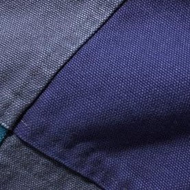 Butter Goods Washed Canvas Patchwork Jacket Washed Navy