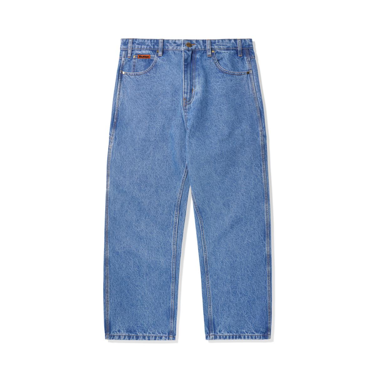 Butter Goods Relaxed Denim Jeans Washed Indigo - Orchard