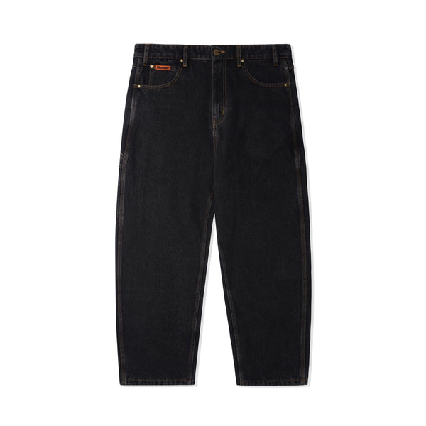 Butter Goods Baggy Denim Jeans Washed Black - Orchard Skateshop