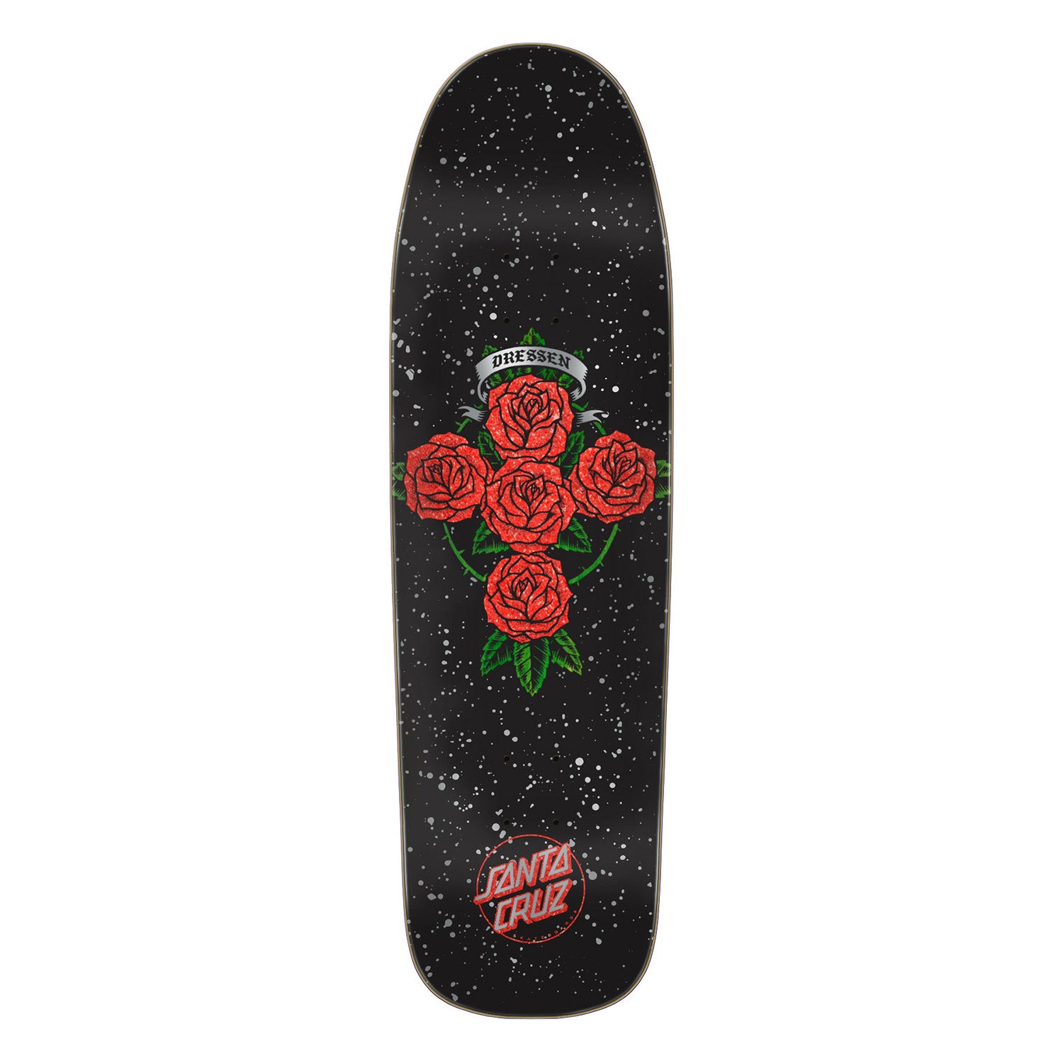 Santa Cruz Dressen Rose Cross Shaped Deck 9.31