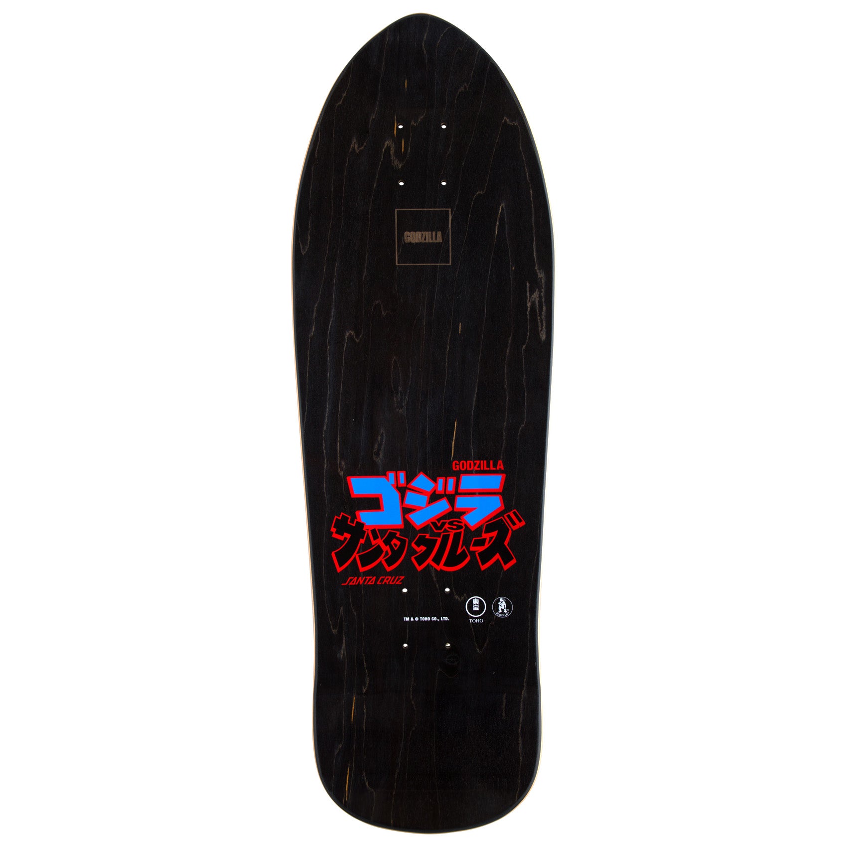 Santa Cruz x Godzilla Jr. Natas Shaped Deck 9.89" x 29.82"