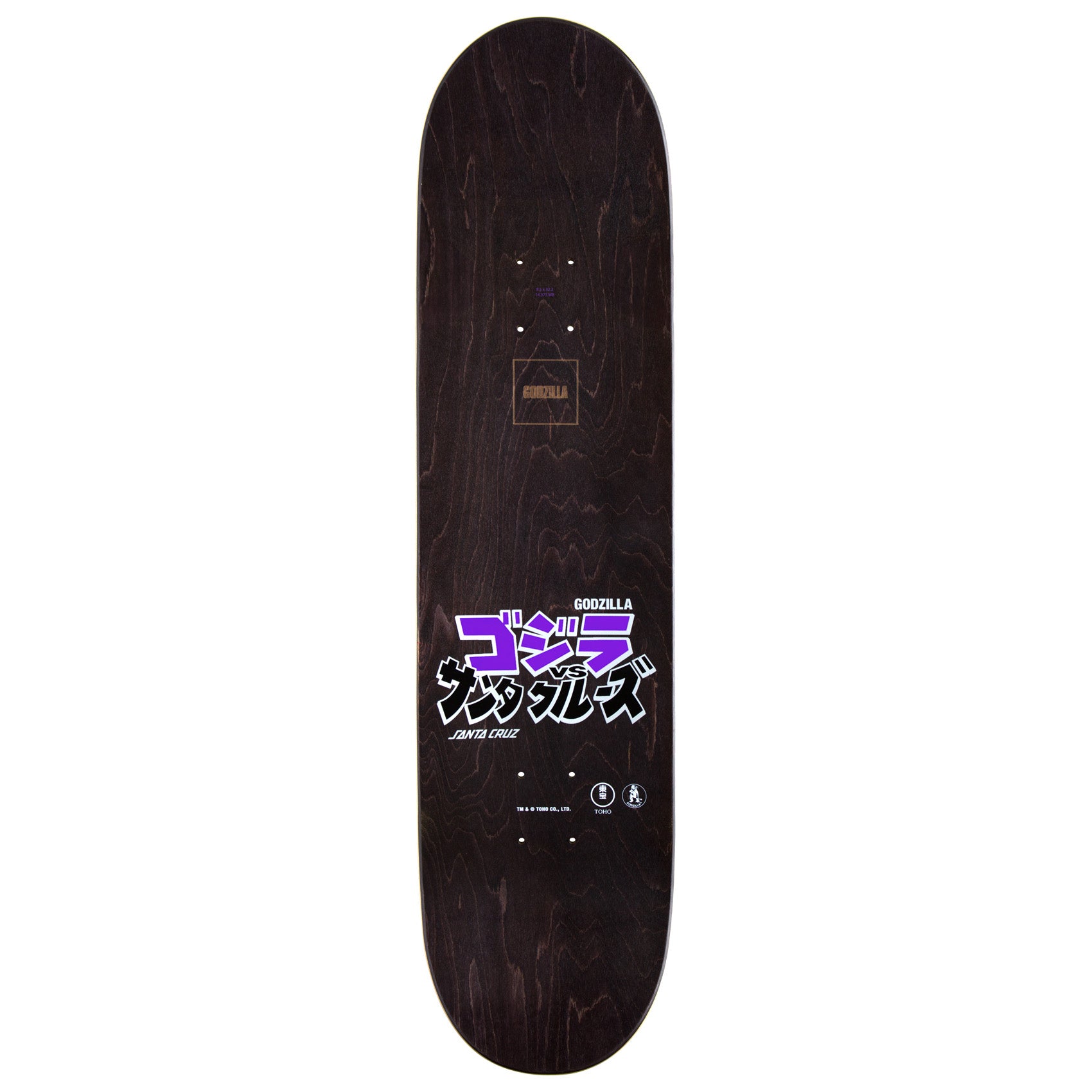 Santa Cruz x Godzilla Shin Knox Firepit Deck 8.5" x 32.2"