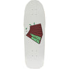 The Heated Wheel Slam Time White Shaped Deck 9.6&quot; x 31.5&quot;