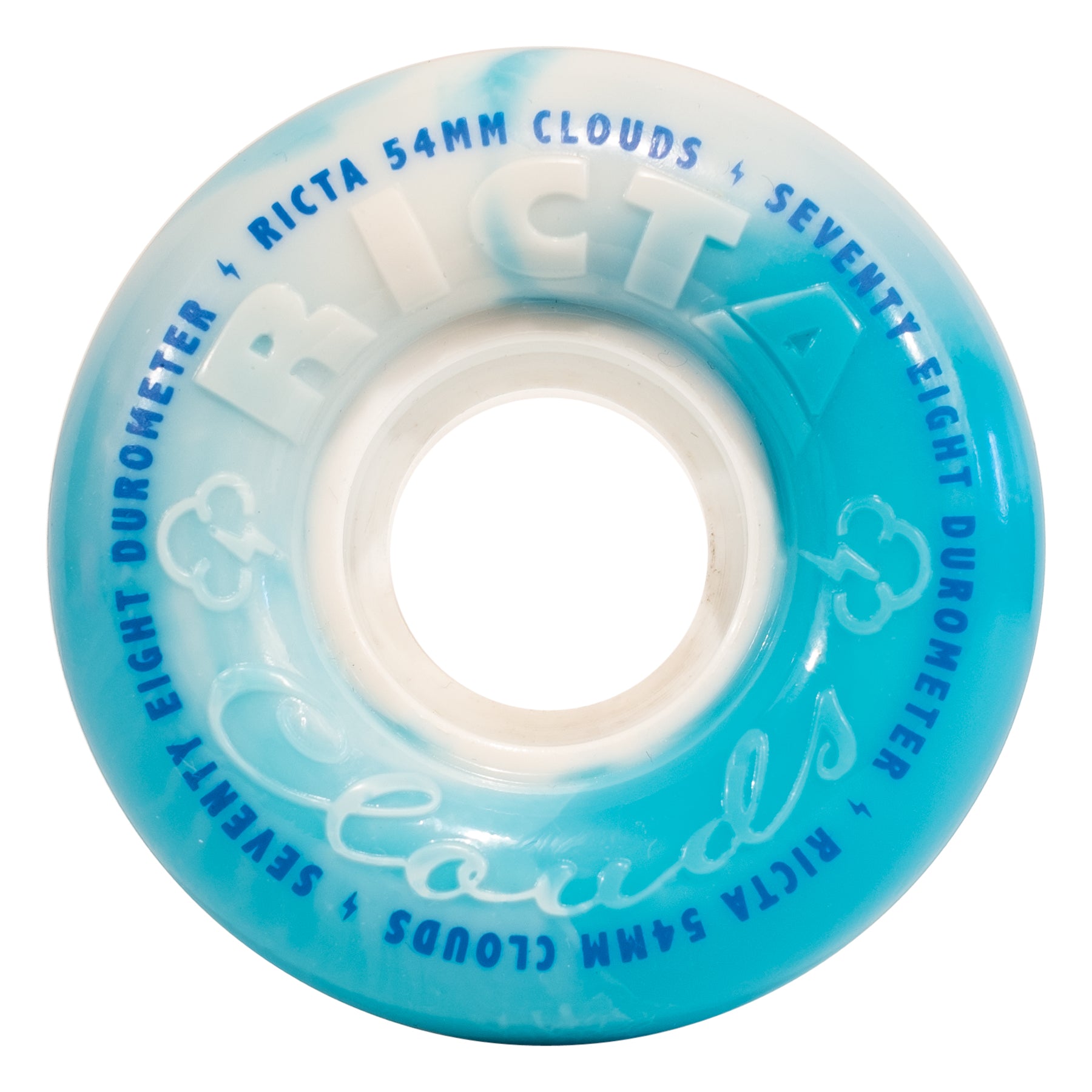 Ricta Wheels Cloud Blue Swirl 54mm 78a