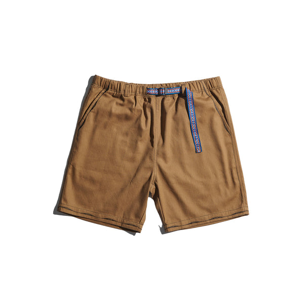 SexHippies Welder's Stitch Shorts Bison Brown - Orchard