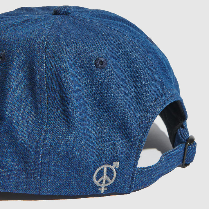 Sexhippies Cloud OG Logo Hat Dark Denim/White