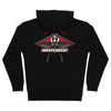 Independent Keys to the City Zip Hooded Heavyweight Sweatshirt Black