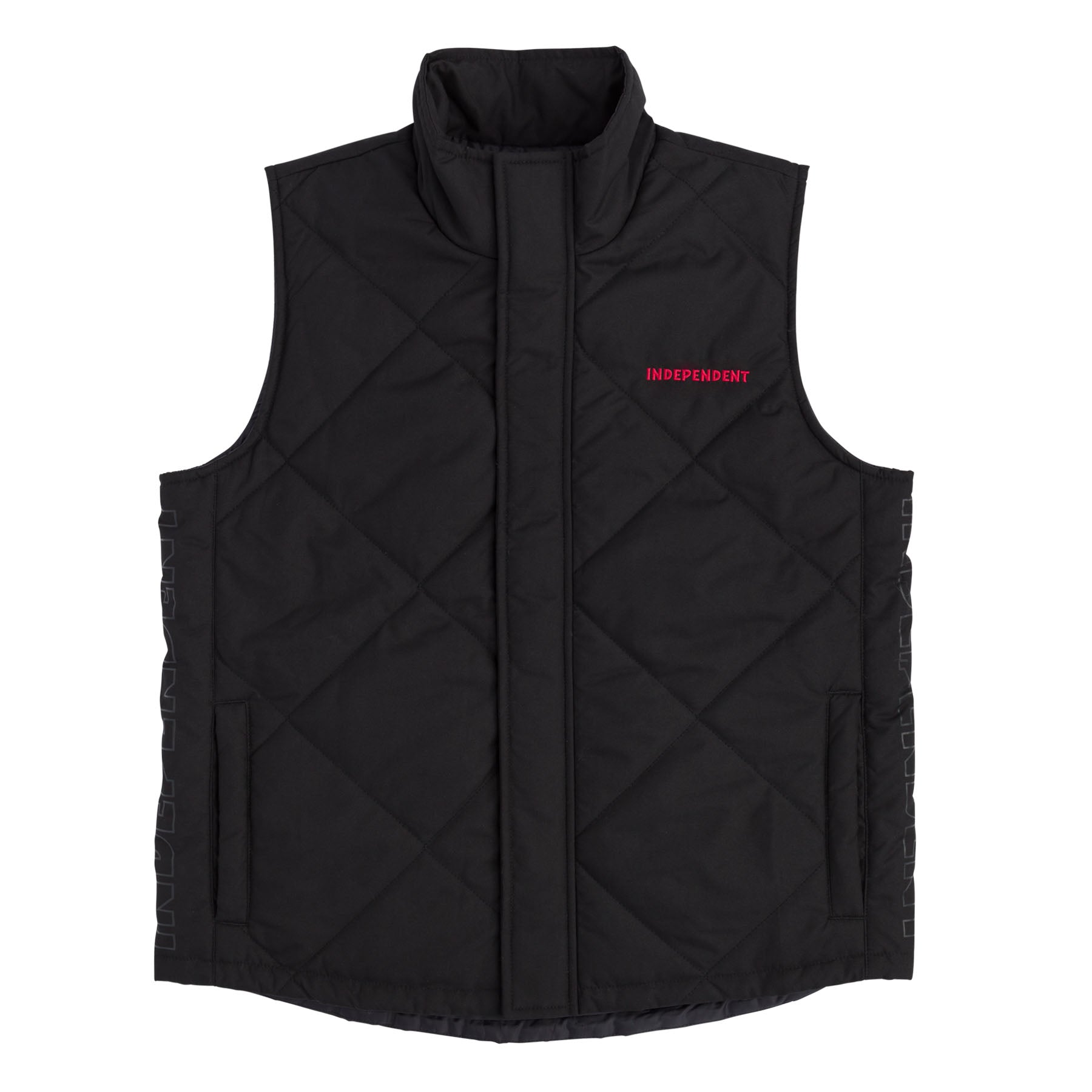 Independent Holloway Vest Puffy Top Black
