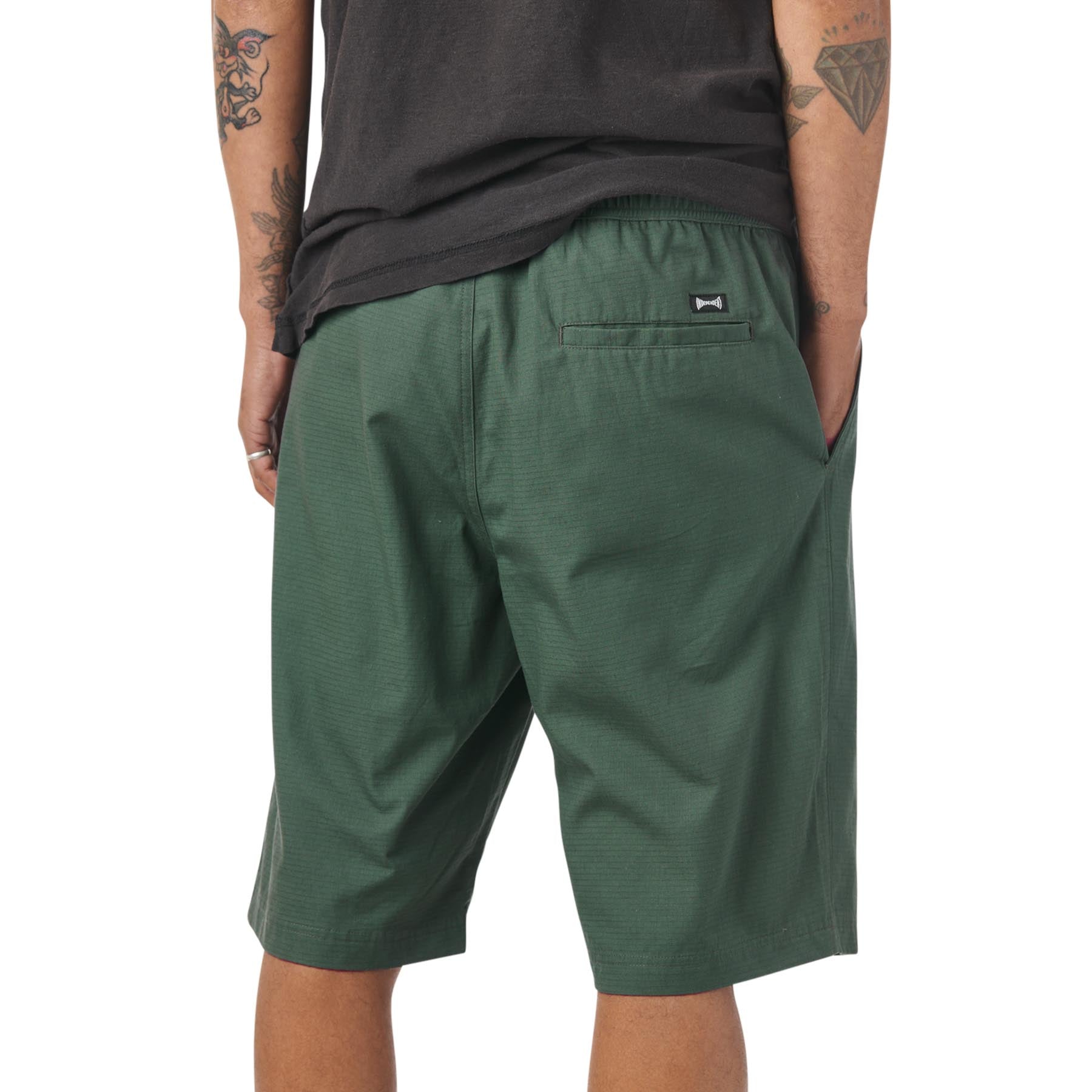 Independent Span Pull On Shorts Military Bottom