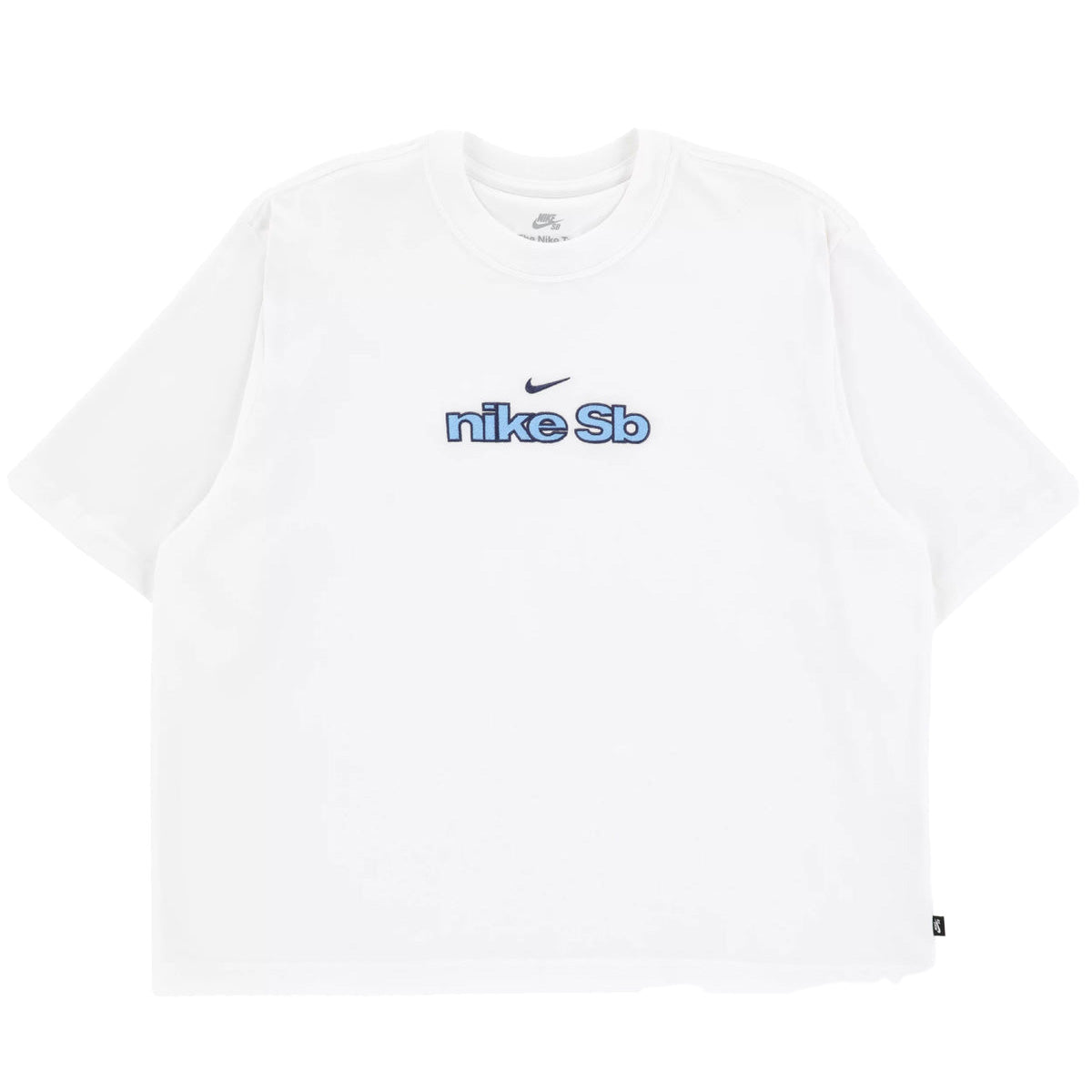 Nike SB Women's Embroidered Skate T-Shirt White