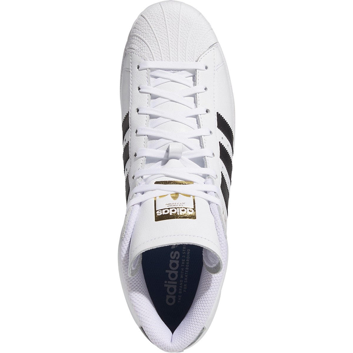 Adidas Pro Model ADV Cloud White/Core Black/Gold Metallic - Orchard Skateshop Adidas Pro Model ADV Cloud White/Core Black/Gold Metallic - Orchard Skateshop