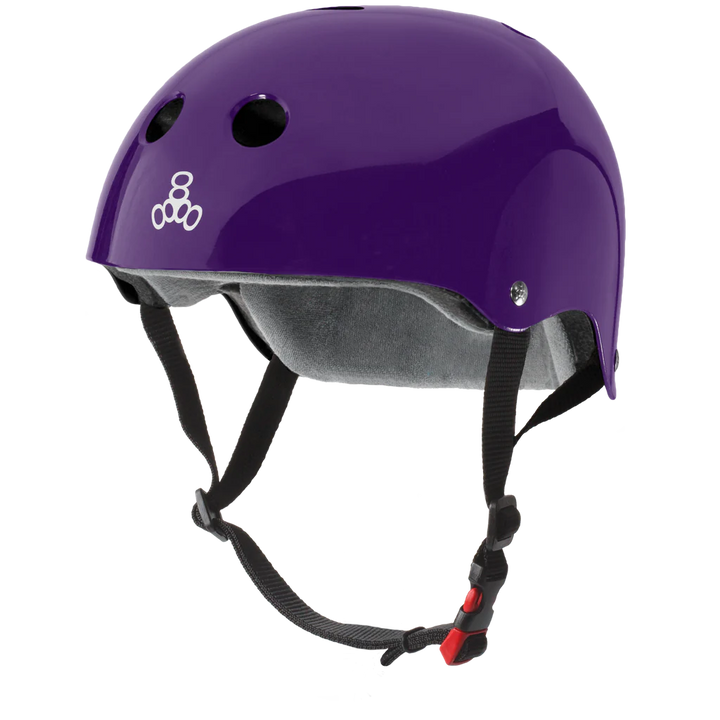 Triple 8 The Certified Sweatsaver Helmet Purple Glossy