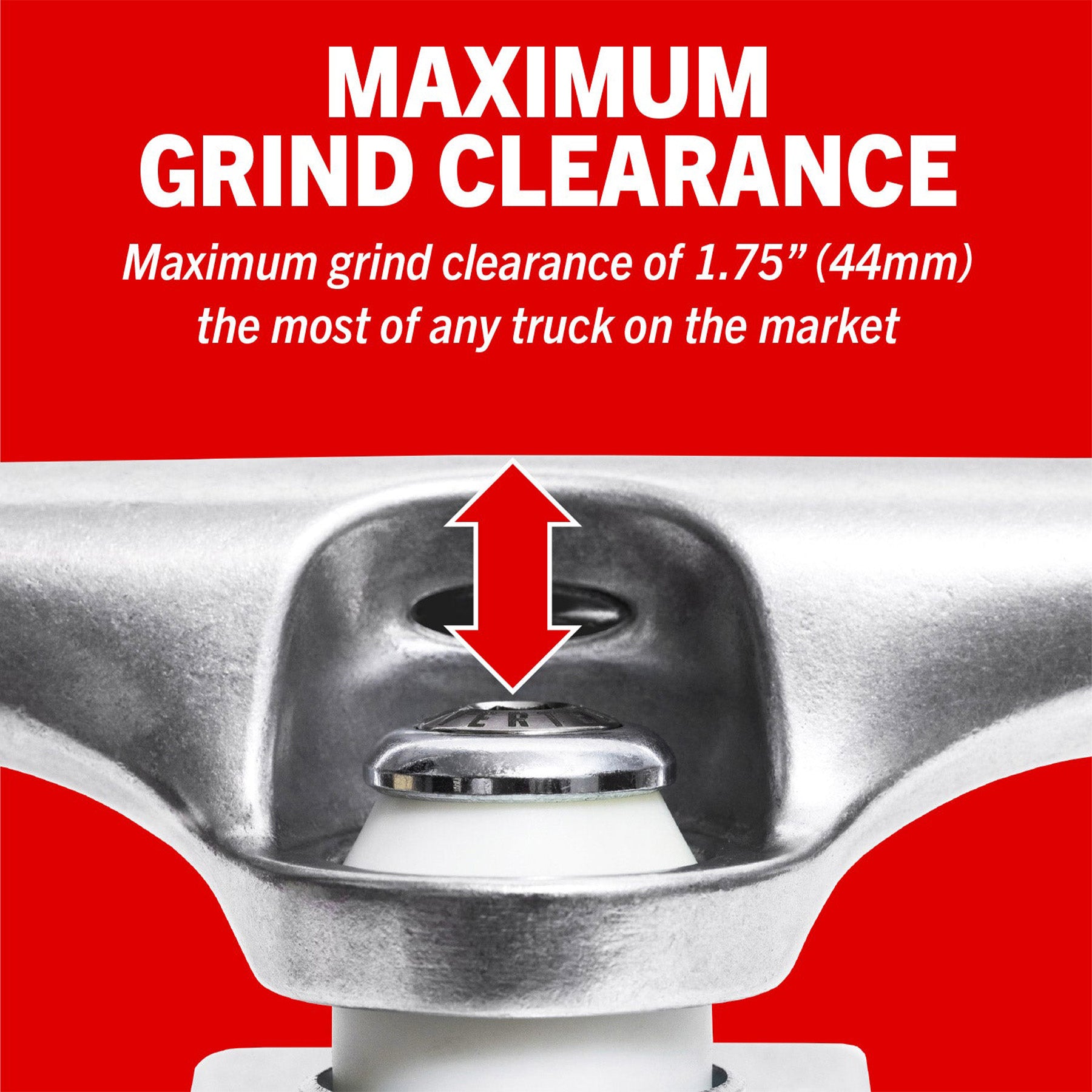 Ace x Orchard Inverted Hollow Trucks Polished Silver (Sold as Set of 2)