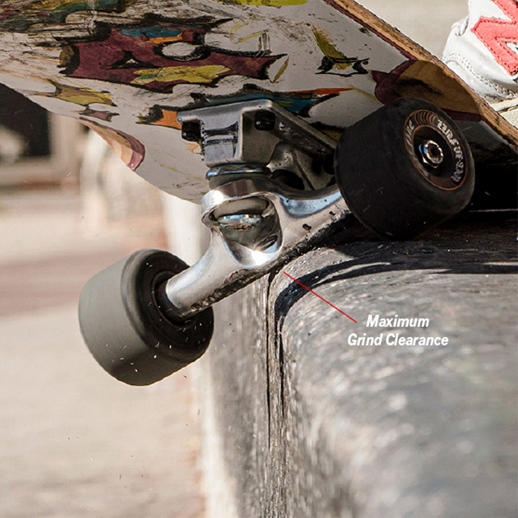 Ace x Orchard Inverted Hollow Trucks Polished Silver (Sold as Set of 2)