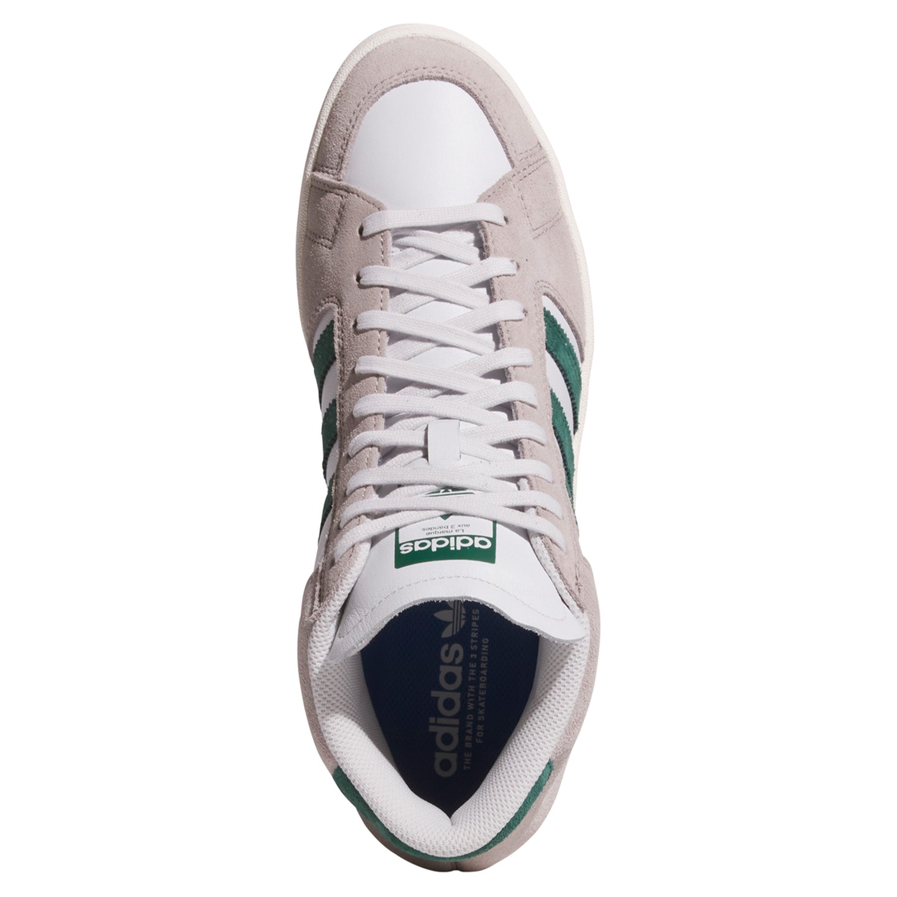 adidas Superskate Skate Shoes - Clear Granite/Collegiate Green/Crystal White 12 adidas Superskate Skate Shoes - Clear Granite/Collegiate Green/Crystal White 12