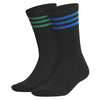 adidas Rolling Links Skateboard Crew Socks Black