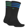 adidas Rolling Links Skateboard Crew Socks Black