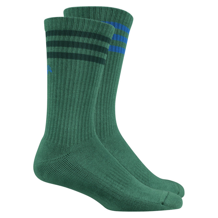 adidas Rolling Links Skateboard Crew Socks Bold Green
