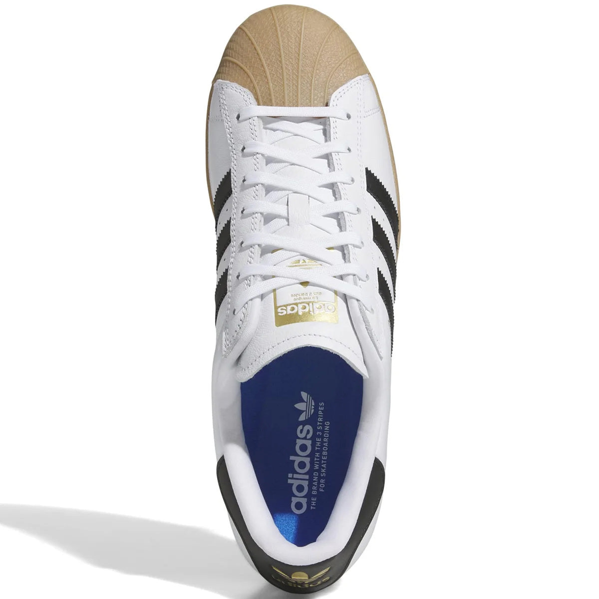 adidas Superstar ADV Shoes - White/Black/Gum adidas Superstar ADV Shoes - White/Black/Gum