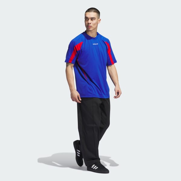 ★adidas★ Timgeist Tea Blue JP1114 adidas Originals Teamgeist T Shirt Blue | Mainline Menswear