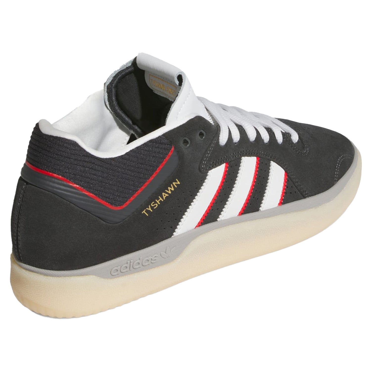 adidas Tyshawn Carbon/Crystal White