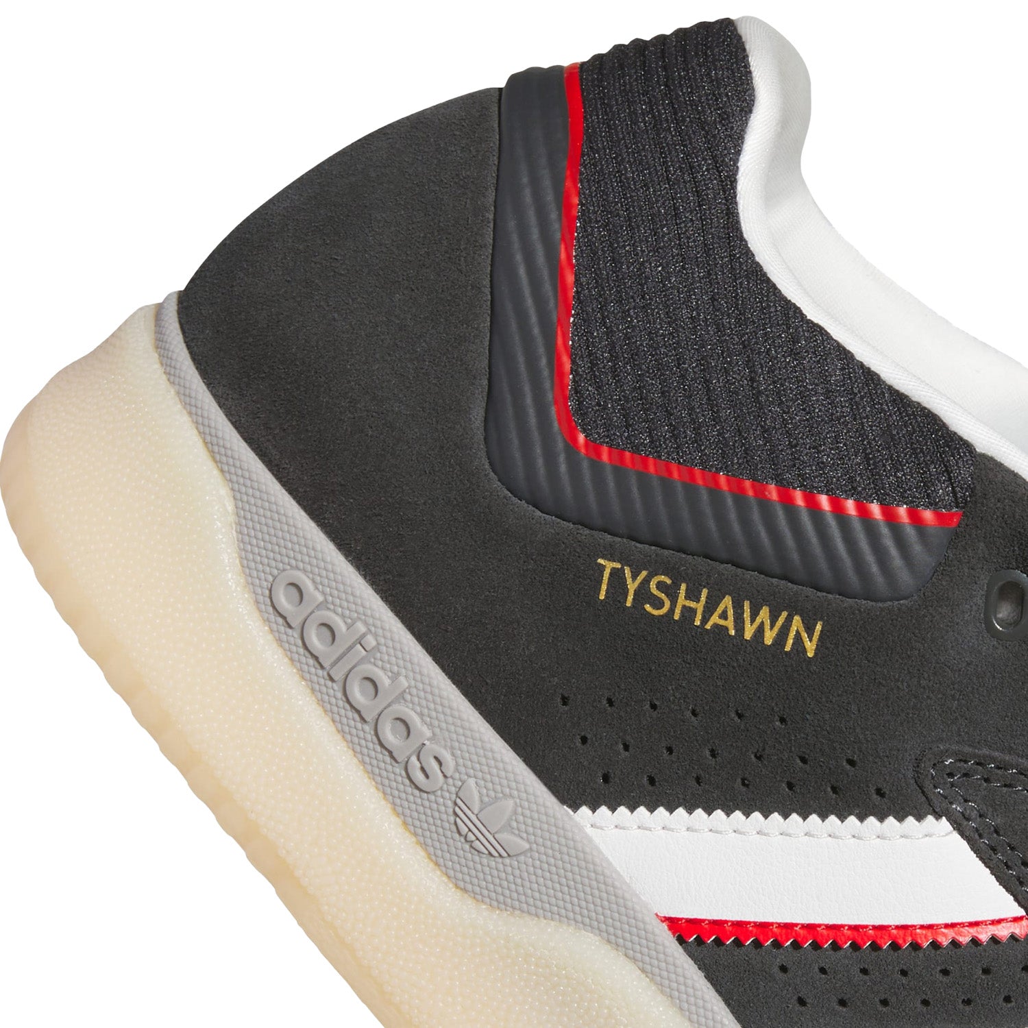 adidas Tyshawn Carbon/Crystal White