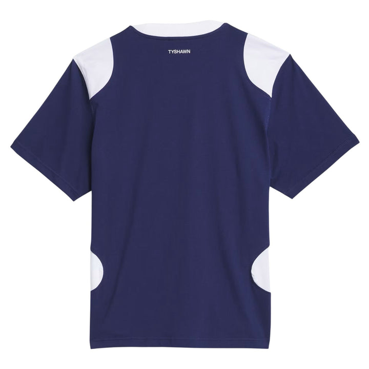 adidas Tyshawn Tee Dark Blue/White