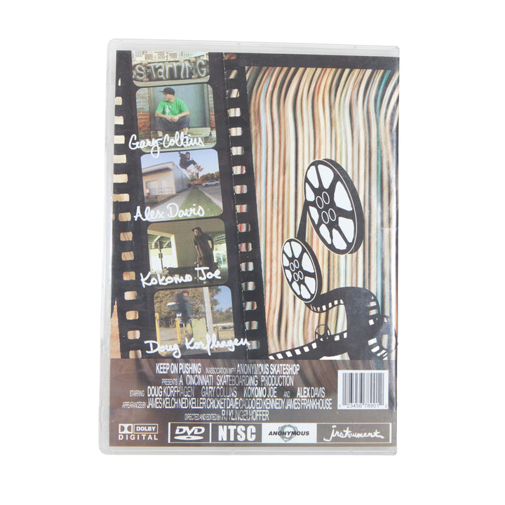 Overripe DVD Anonymous Skateshop Keep On Pushing
