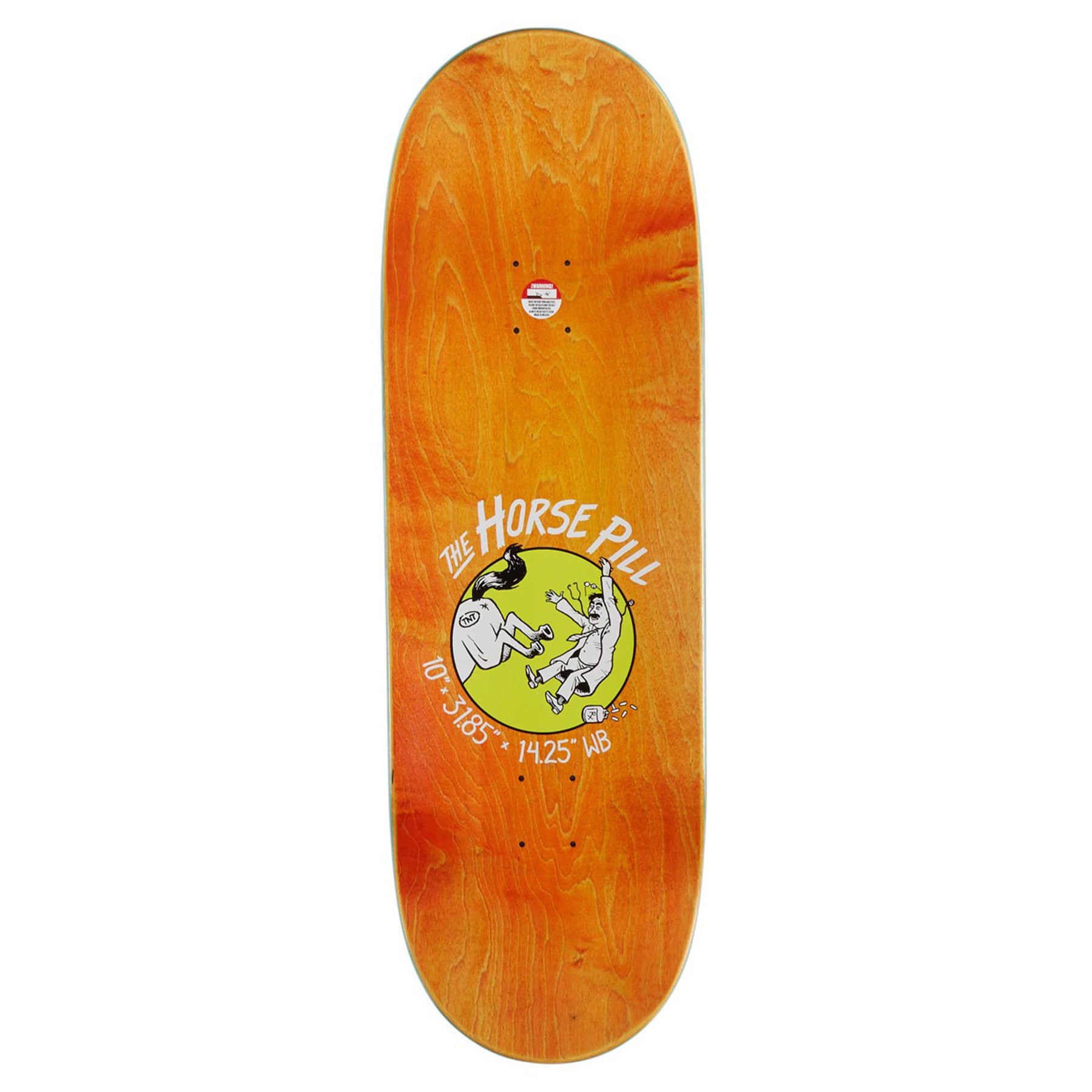 Antihero Eagle Horse Pill Shaped Deck 10.0"