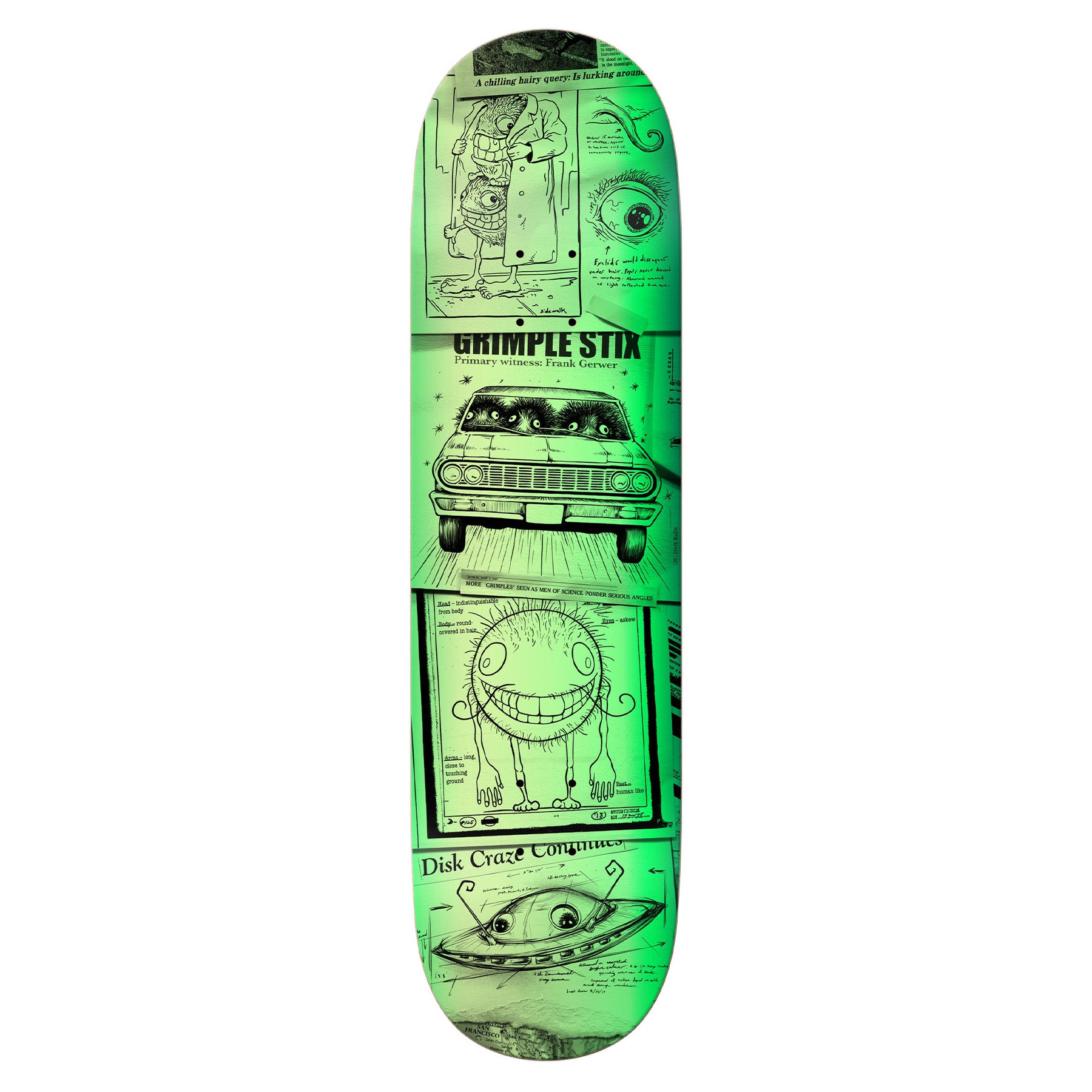 Antihero Gerwer Grimplestix Sightings Deck 8.5"