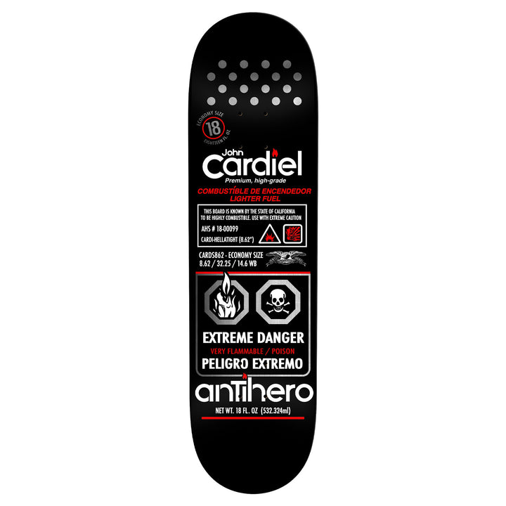 Antihero Cardiel Fueled Up Deck 8.62"