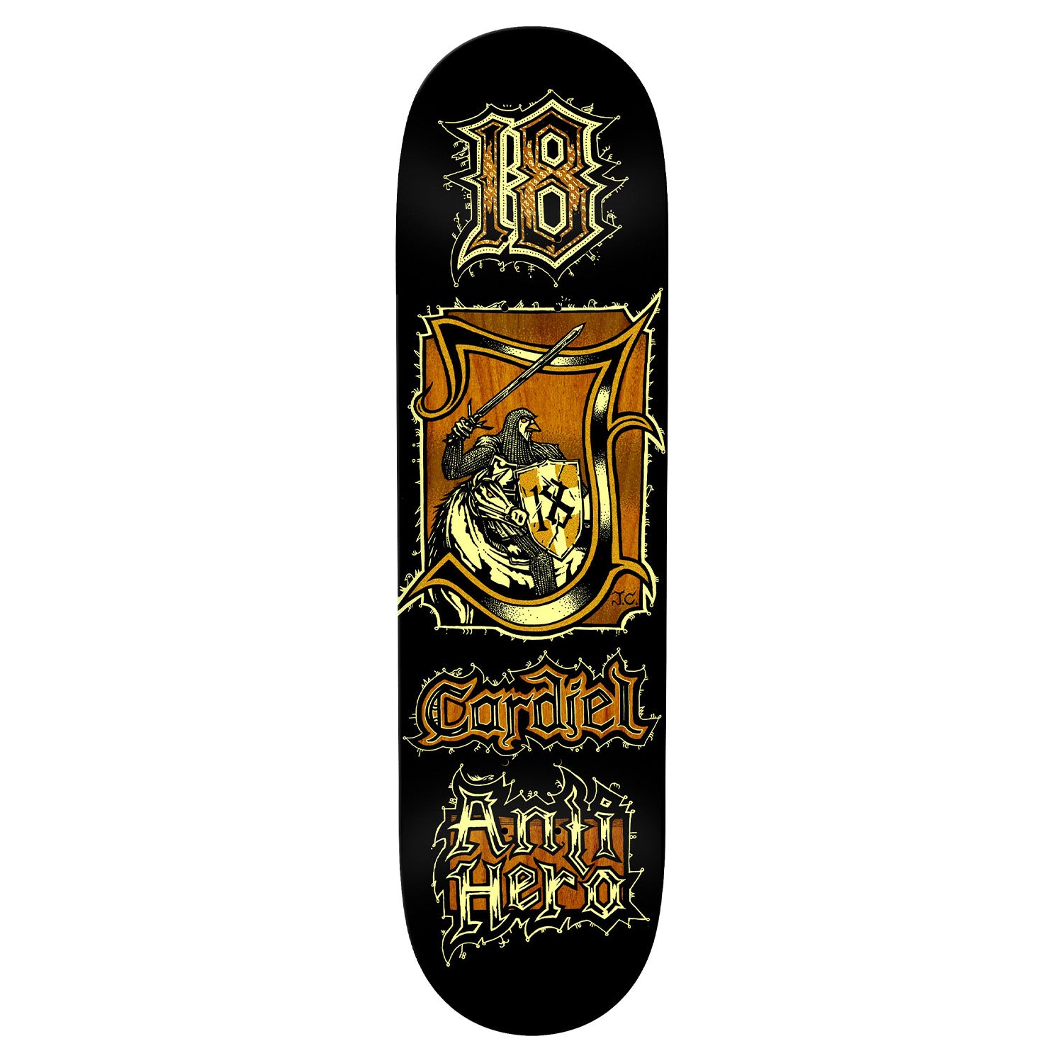 Antihero Cardiel Medieval Deck 8.62"