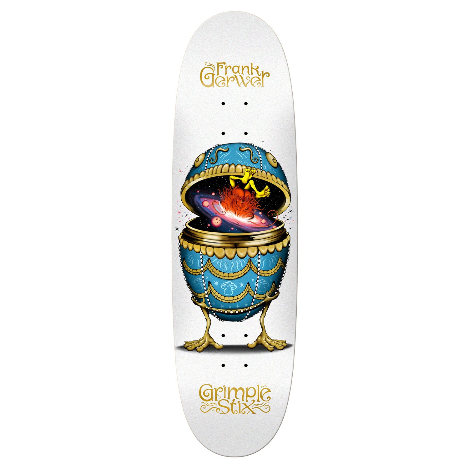 Antihero Gerwer Grimple Fabrage Egg Shaped Deck 9.1"