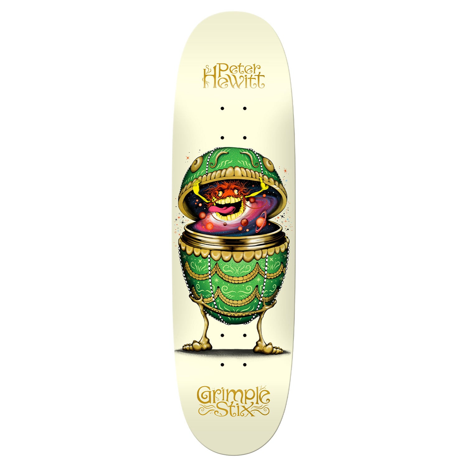 Antihero Hewitt Grimple Fabrage Egg Deck 8.75"