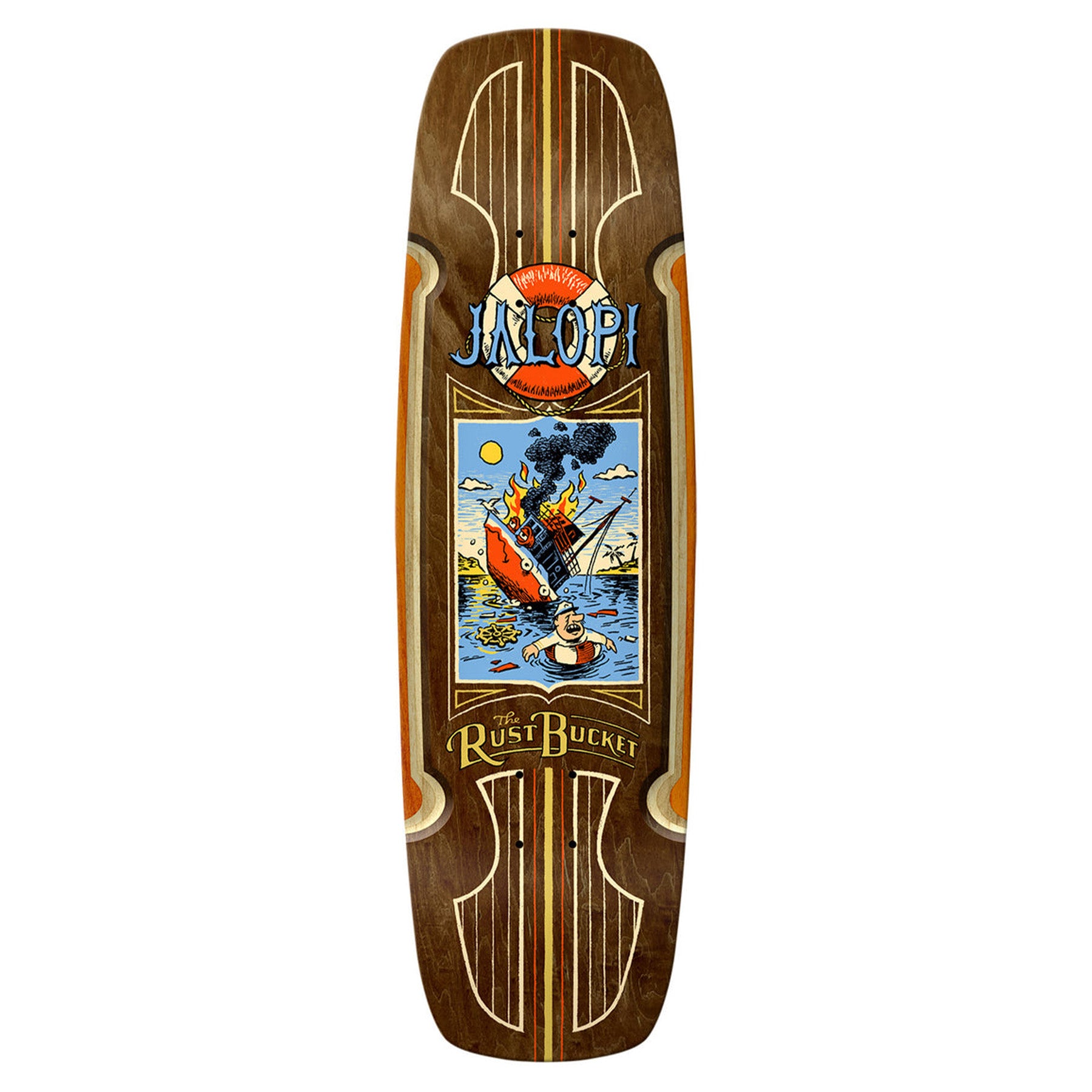 Antihero Jalopi Rustbucket Shaped Deck 9.2