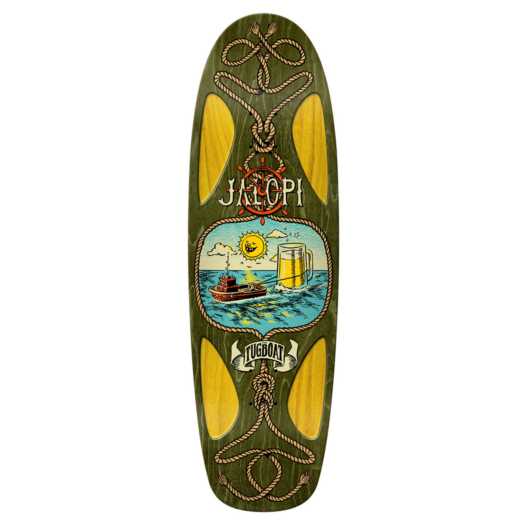 Antihero Jalopi Tugboat Shaped Deck 9.8